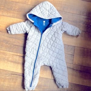 Tea Collection Winter Romper Size 6-12m